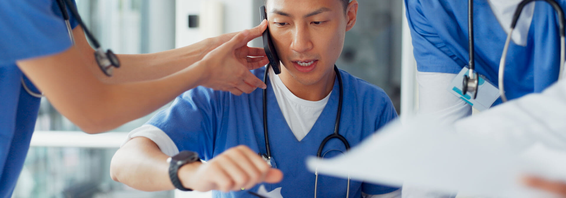 Doctor On Phone